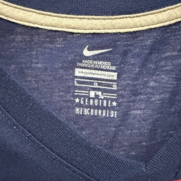 Nike Navy Blue Texas Rangers Short Sleeve Tee - Picture 2 of 2